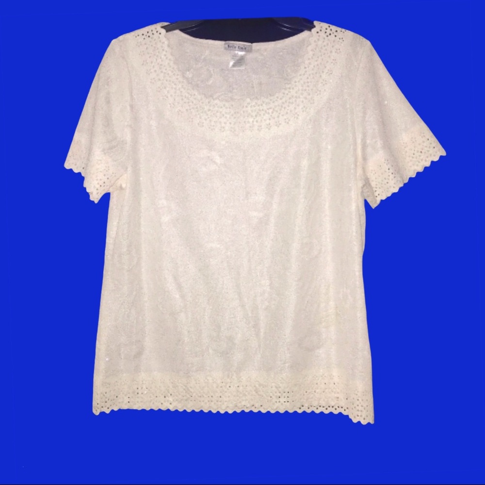 BELLE AMIE Short Sleeve blouse | Size: L